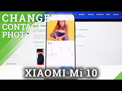 How to Add Photo to Contact in Xiaomi Mi 10 – Personalize Contacts