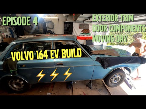1975 Volvo 164 Electric EV build - Part 4 - Door components/Trim 140 164