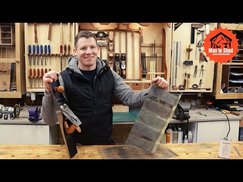 Free Hand Sharpening  to Scary Sharp! Fast! How I Do it and What I Use! How to set up a Plane Blade.