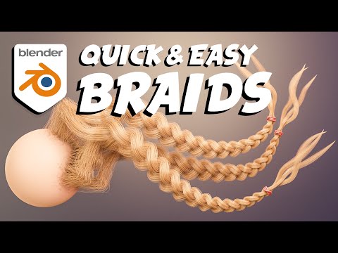 The New Quickest and Easiest Braids in Blender (Braidify Update)
