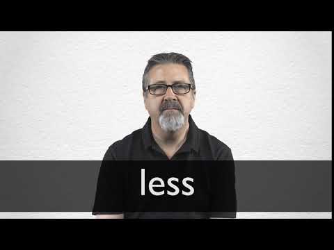 How to pronounce LESS in British English