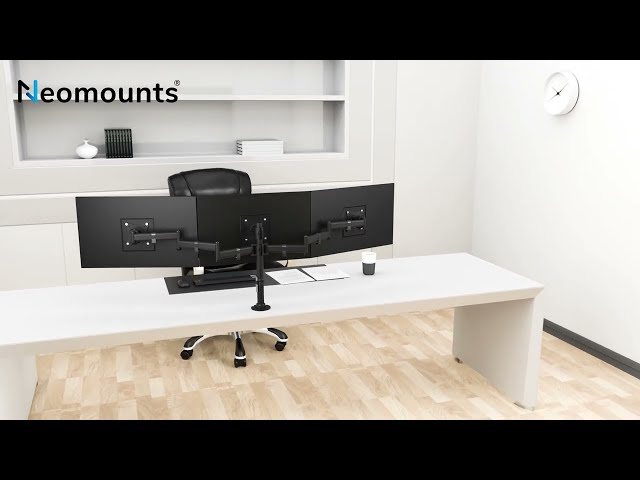 Video teaser voor Neomounts NM-D135D3BLACK monitor desk mount