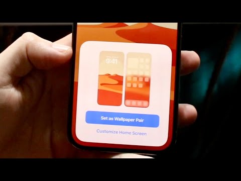 How To Put Different Photos As iPhone Lock Screen And Home Screen!