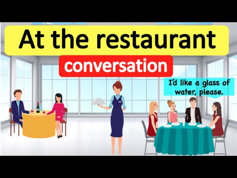 At the Restaurant English Conversation 🍽  | English Speaking Practice