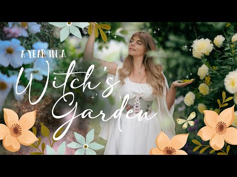 A Year in my Enchanted Cottage Garden 🐌 A Witch’s Journey through the Seasons & Sabbaths