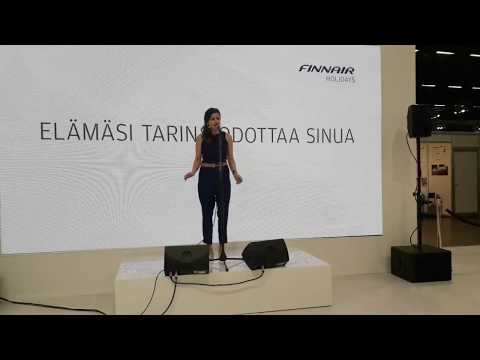 Amanda Löfman - Feeling Good/Finnair Holidays, Matkamessut 2018