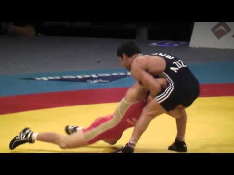 EM 2011 RINGEN BORGOYAKOV (RUS) - AZIZLI (AZE) 3 PLACE 55KG GRECO ROMAN