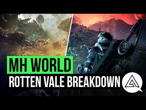 Monster Hunter World | New Rotten Vale Map Gameplay Breakdown