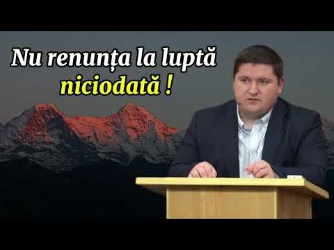 Nu renunța la luptă niciodată -Caleb Nechifor 2025