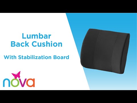 Lumbar Back Cushion with Stabilization Board 2676BK-R