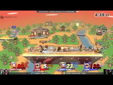 EXP 2015 --- SM4SH: LP  Trulliam + Gains vs EGE  Chrim Foish + Poke