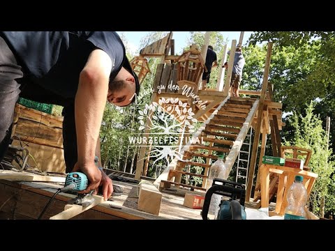 So unvergesslich war der Aufbau - Wurzelfestival 2022