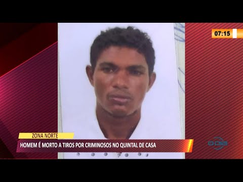 Homem eÌ morto a tiros por criminosos no quintal de sua resideÌ‚ncia na zona norte 19 08 2021