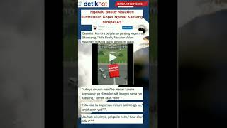 Download lagu Bobby Ilustrasikan Koper Kaesang Nyasar Sampai AS #bobbynasution #kaesangpangarep #president #shorts mp3