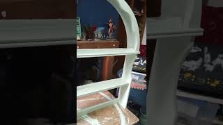 Vintage Welsh Dresser Makeover Part 5 - working on arched dresser top #diy #diyprojects #diyhome