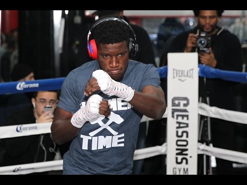 ERICKSON LUBIN WORKS OUT FOR MEDIA 3/1/17! LUBIN VS COTA - THURMAN VS PORTER PBC ON CBS  3/4/17