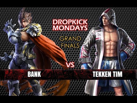 Bank (Kazuya/Lars) vs Tekken Tim (Steve) - Dropkick Mondays 11/06/17