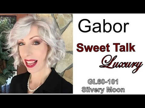 GABOR WIGS SWEET TALK LUXURY WIG REVIEW | Color SILVERY MOON