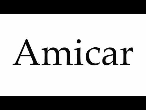 How to Pronounce Amicar