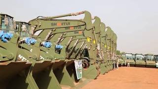 Captain Traoré, hands over 776 construction vehicles to Faso Mêbo Agency