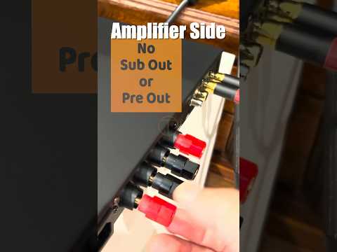 No Subwoofer Out? Do This!  #tharbamar #subwoofer  #hifi #audio