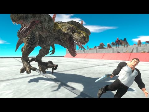 NEW UPDATE Hell's Cerberus T-REX vs All units ► Animal Revolt Battle Simulator