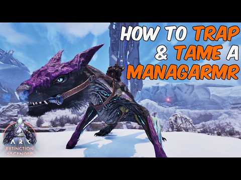 The Easiest Way To Trap & Tame a Managarmr in ARK Survival Ascended + Full Ability Guide