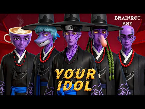 Brainrot Boys - Your Idol (Official Song Clip) | K-Pop Demon Hunters