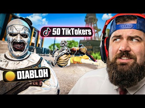 Can 50 YY TIKTOKERS beat Diabloh?