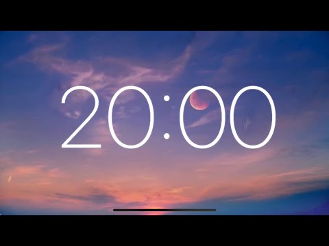 20 Minute Timer - Relaxing Sunset Music