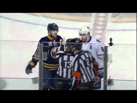 Brayden McNabb vs Rosehill fight. Toronto Maples Leafs vs Buffalo Sabres 4/3/12 NHL Hockey