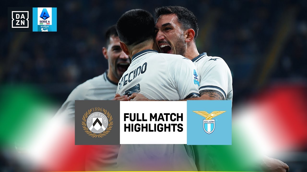Udinese vs Lazio | Lega Serie A Highlights | Matchweek 17 | 2025-2026