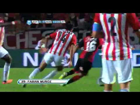 Gol de Muñoz Estudiantes 2   Newell's 2 Fecha 5 Torneo Final 2013 Golesya.com