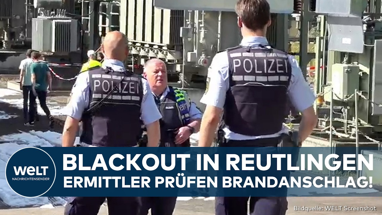 REUTLINGEN: Mega-Blackout! Brandstiftung? Ermittler prüfen Hinweise auf Terror-Anschlag