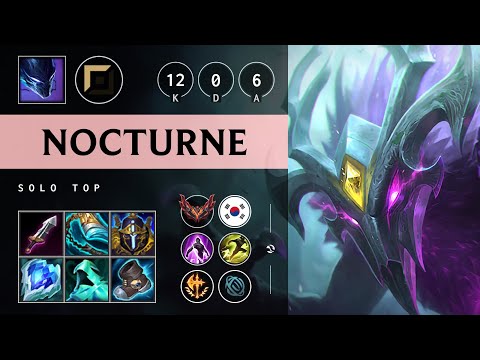 Nocturne Top vs Jax - KR Grandmaster Patch 25.16