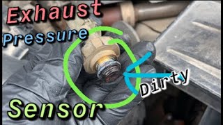 HOW TO REPLACE EXHAUST PRESSURE SENSOR ON A 2010 - 2018 RAM 3500 6.7L CUMMINS