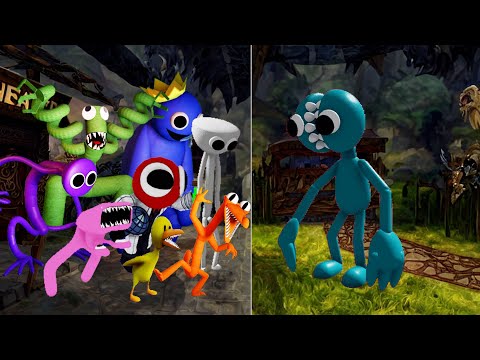 Teal Sings Friends To Your End Song |  Rainbow Friends 2.0 But Teal, White, Pink, Yellow, Red Join