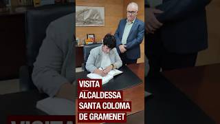 Visita de l'alcaldessa de Santa Coloma de Gramenet