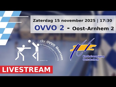 OVVO Maarssen 2 vs Oost-Arnhem 2 | Livestream (15-11-2025)