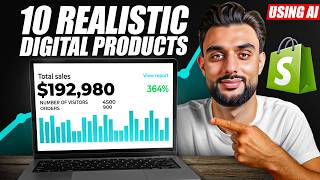 10 Digital Products Anyone Can Sell Using AI To Make $10,000/Month