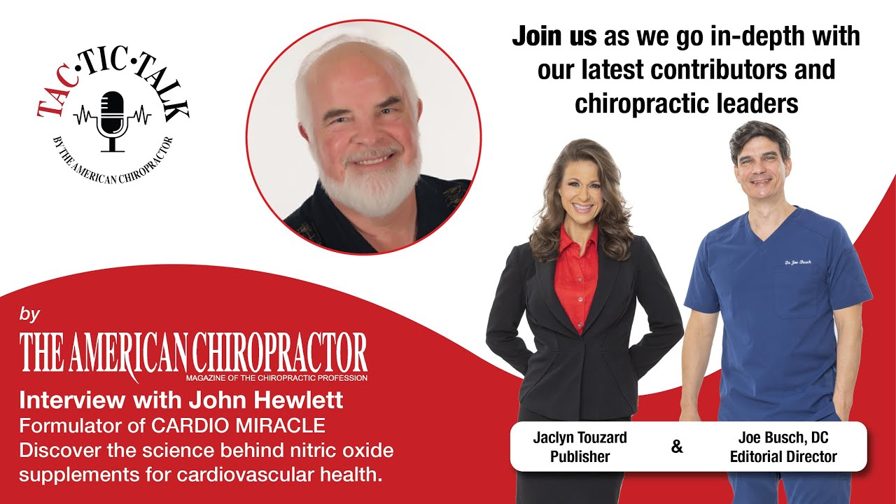 Nitric Oxide & L-Arginine for Cardiovascular health | John Hewlett | TAC Tic Talk #23