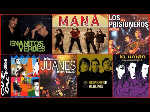 Lo Mejor Del Rock En Español De Los 80 y 90 - Mana, Hombres G, Soda Estéreo, Enanitos Verdes, Rio