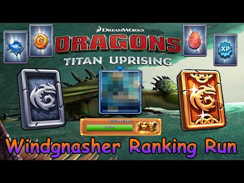 Windgnasher Ranking Run / Dragons: Titan Uprising Gameplay / Full Battle / BP 8100+
