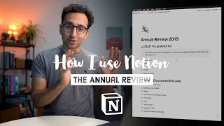My Annual Review using Notion