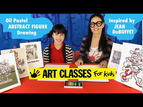 How To Draw Jean DuBuffet Abstract Figure