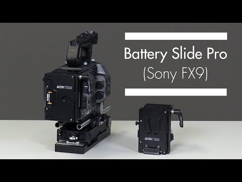 Wooden Camera Battery Slide Pro V-Mount for Sony FX9