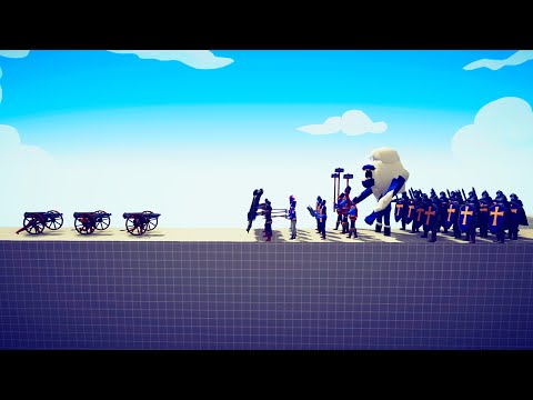 3 GATLING GUN VS EVERYONE Team ~ Totally Accurate Battle Simulator [TABS]