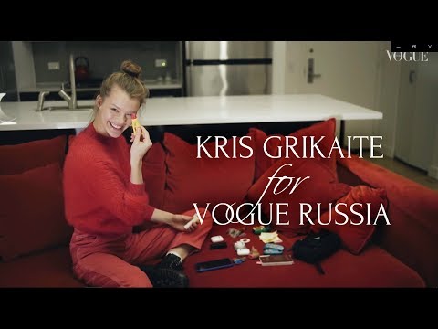 What is in Kristina Grikaite`s bag?