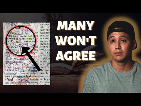 The Sabbath Is Not What Most Were Taught | Beginner's Guide to Reading the Bible In Hebrews 4:8-10