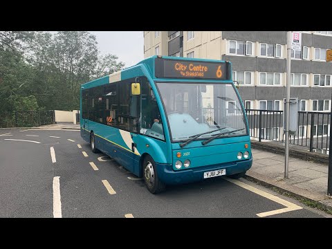 Arriva North east optare solo "2601" Newcastle pilgrim street-Cradlewell